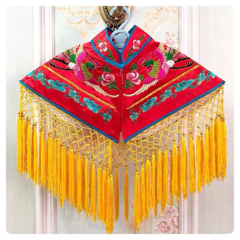 ผ้าคลุมไหล่สไตล์ Python สำหรับการแสดงและคอสเพลย์ ดีไซน์ Phoenix Cloud Shoulder Palace