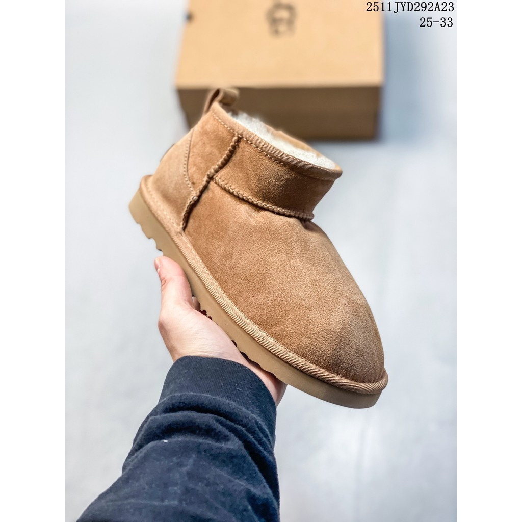 UGG/Snow Boots Mens Womens Shoes Mid-Tube Fleece Lining Casual All-Match Short Boots 7EEI