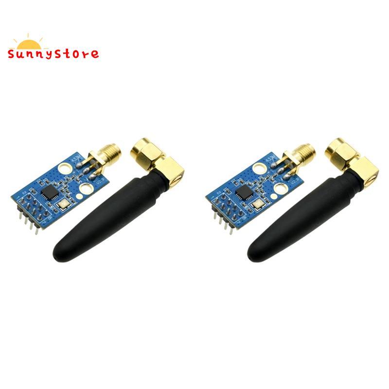 CC1101 โมดูลรับส่งสัญญาณความถี่วิทยุพร้อมเสาอากาศ SMA โมดูลรับส่งสัญญาณไร้สายสําหรับ433MHZ การสื่อสา