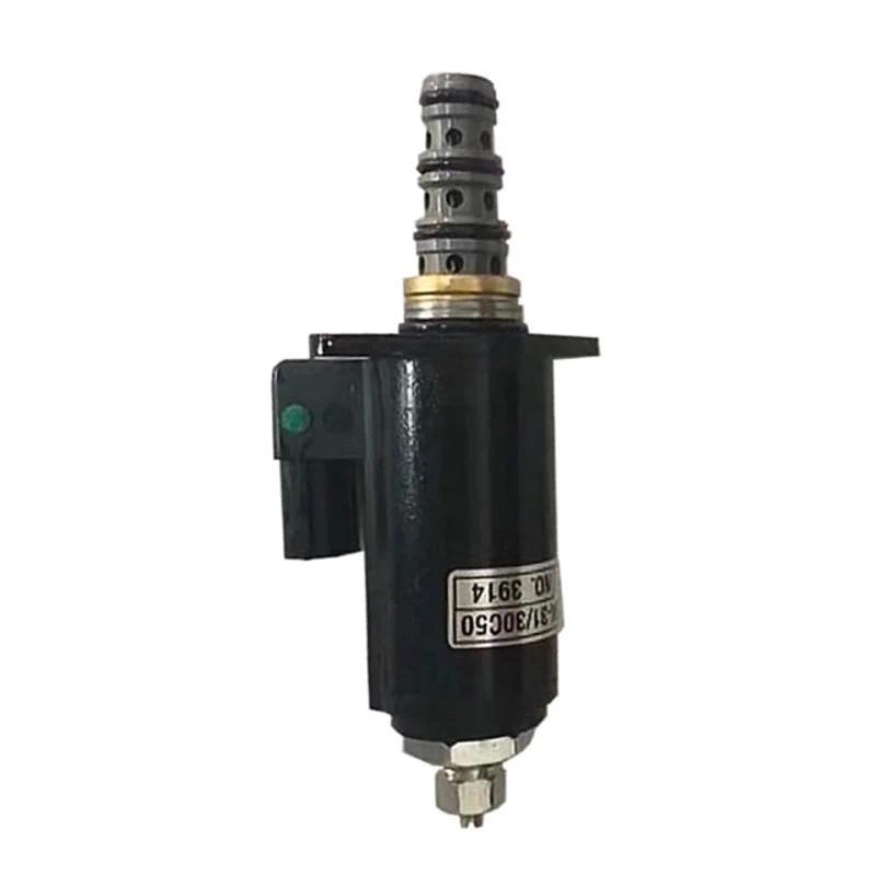 ชิ้นส่วนรถขุด Yn35v00052f1 Kdrde5k-31/30c50-123 Solenoid วาล์วเหมาะกับ Kobelco Sk210-8 Sk200-8 ปั๊มไ