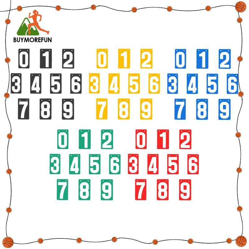 [ซื้อเพิ่มเติมสนุก] Keeper Flip Number Cards 0-9 Score, Dashboard for Sports, Football Score Table