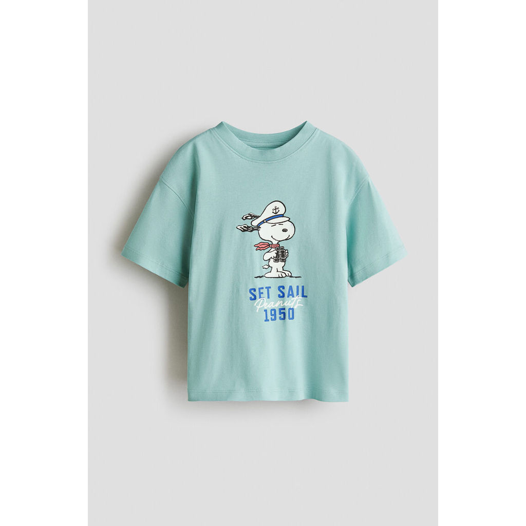 H&M(เอชแอนด์เอ็ม) เสื้อยืดโอเวอร์ไซส์พิมพ์ลาย เด็กผู้ชาย 1335301_4