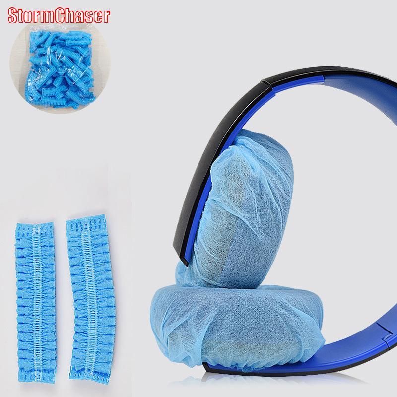 [Storm-t] 20 ชิ้น/ถุงหูฟังแบบใช้แล้วทิ้ง Nonwoven Earmuff Cushion 5-10.5 ซม.ชุดหูฟังหูฟังแบบใช้แล้วทิ้งที่ครอบหู