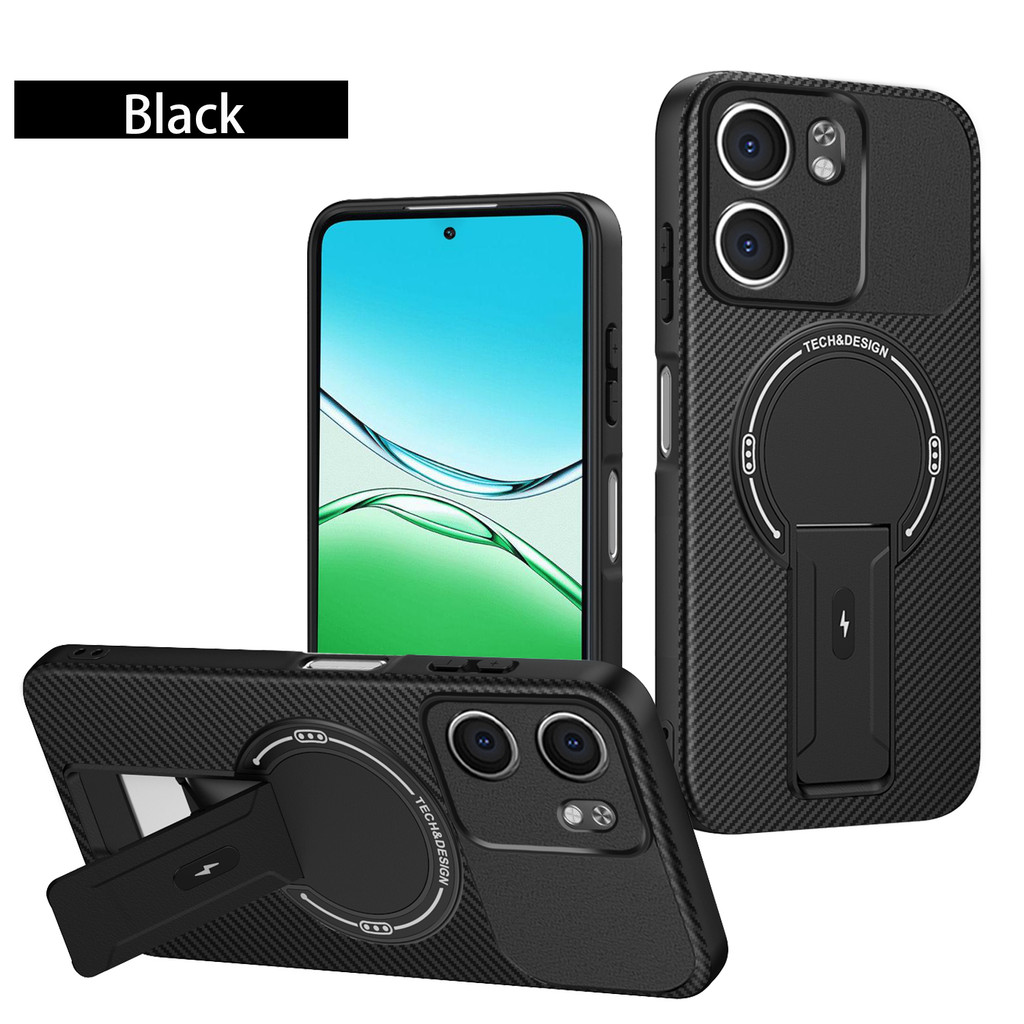 สําหรับ OPPO A6x กรณี OPPO A6x 4G เคสโทรศัพท์ OPPO A6X 5G คาร์บอนไฟเบอร์ Stent เคสโทรศัพท์