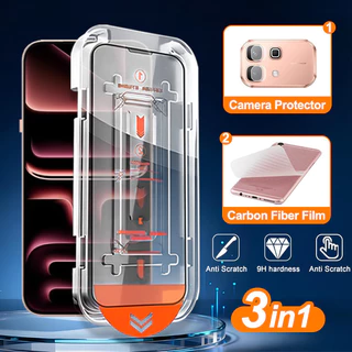 Infinix Note 60 Pro Plus 3-in-1 กระจกนิรภัย 9H กันรอยหน้าจอ + เลนส์กล้อง + หลัง สําหรับ 50 60i 5G 50i 40i 40 50 60 Pro Plus