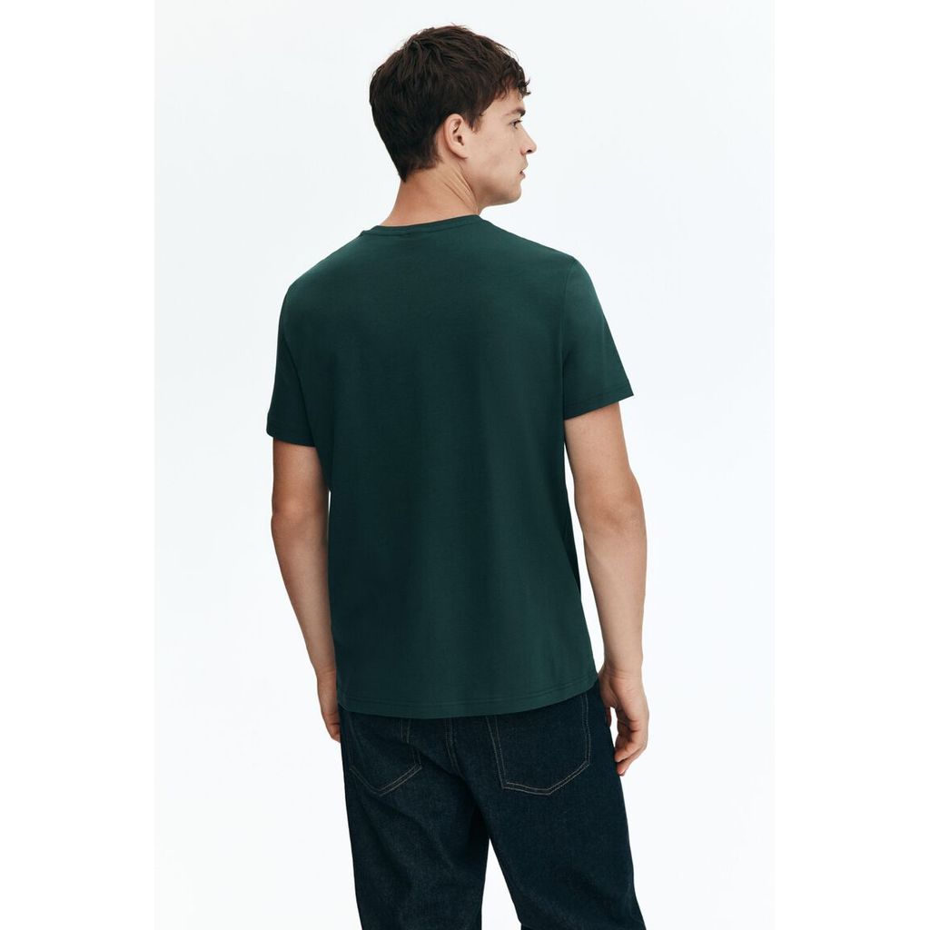 H&M(เอชแอนด์เอ็ม) เสื้อยืดทรง Slim Fit คอ Round-neck ผู้ชาย 0570002_20