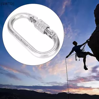 คาราบิเนอร์มืออาชีพสำหรับการ rappelling ความแข็งแกร่งสูง ปลอดภัยในการปีนเขา แบบวงกลม Electrophoresis