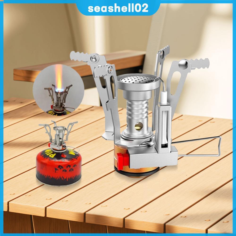 ⚡24ชม.⚡ 3000W Camping เตาแก๊สชิ้นเดียวพร้อม Piezo จุดระเบิด Tourist Camping Burners สําหรับกลางแจ้งท