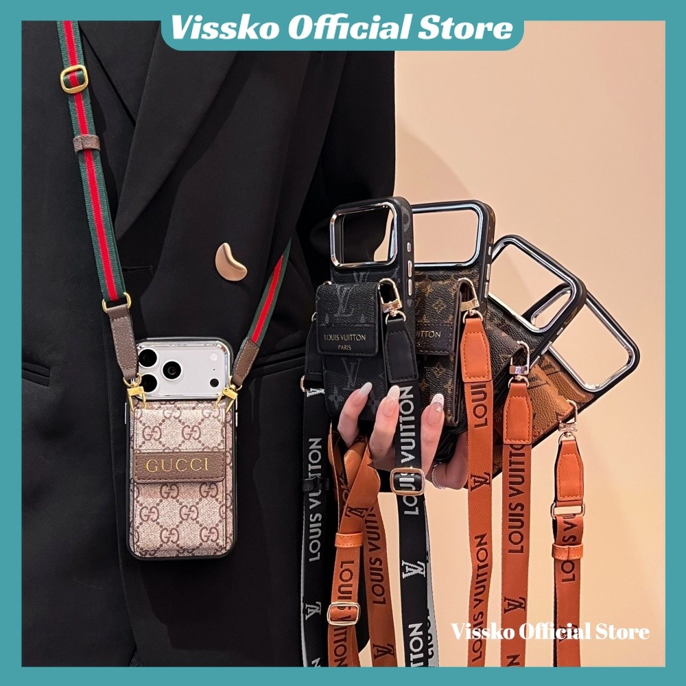 เคสโทรศัพท์ระดับพรีเมียมพร้อมผู้ถือบัตร Muti-Layer สําหรับ iPhone 17 Pro Max 16 Pro Max 15 Plus 14 1