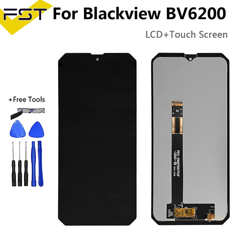 สําหรับ BLACKVIEW BV6200 Pro จอแสดงผล LCD + หน้าจอสัมผัสเปลี่ยนหน้าจอทํางานทดสอบ 100% Blackview BV 6