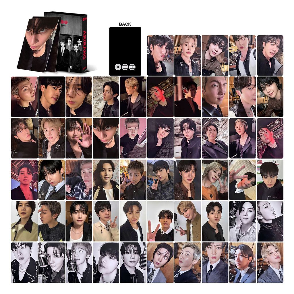 55-127pcs WORLDTOUR ARIRANG Photocards V TYPE PERMISSION TO DANCE ON STAGE FESTA Jin ECHO J-HOPE JUN