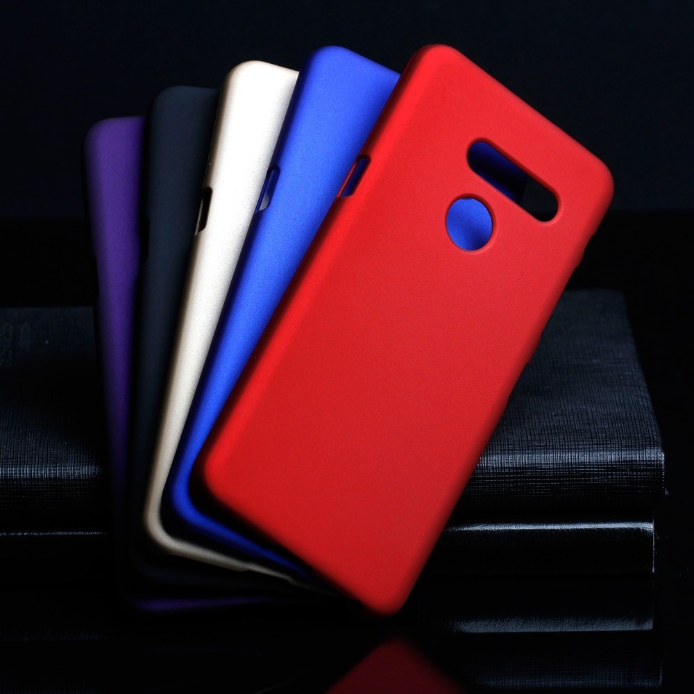 สําหรับ LG G8 ThinQ เคสหลังพีซีป้องกันลายนิ้วมือแบบแข็งบางเฉียบ