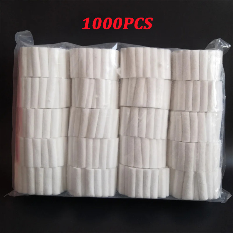 200Pcs/1000Pcs Dental Medical Surgical Cotton Rolls Tooth Gem Cotton Roll Dentist Supplies Teeth Whi
