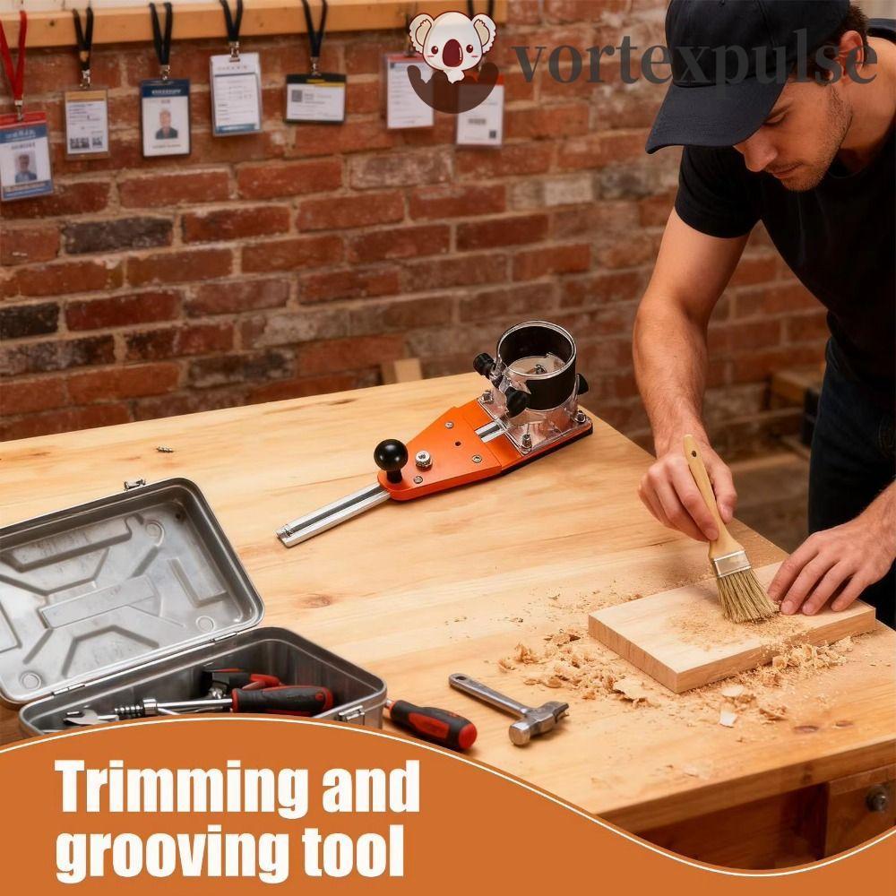 VORTEXPULSE Jig Cutting Circle Guide Adjustable Precision Trimming|Comfort Grip Milling Template Pro