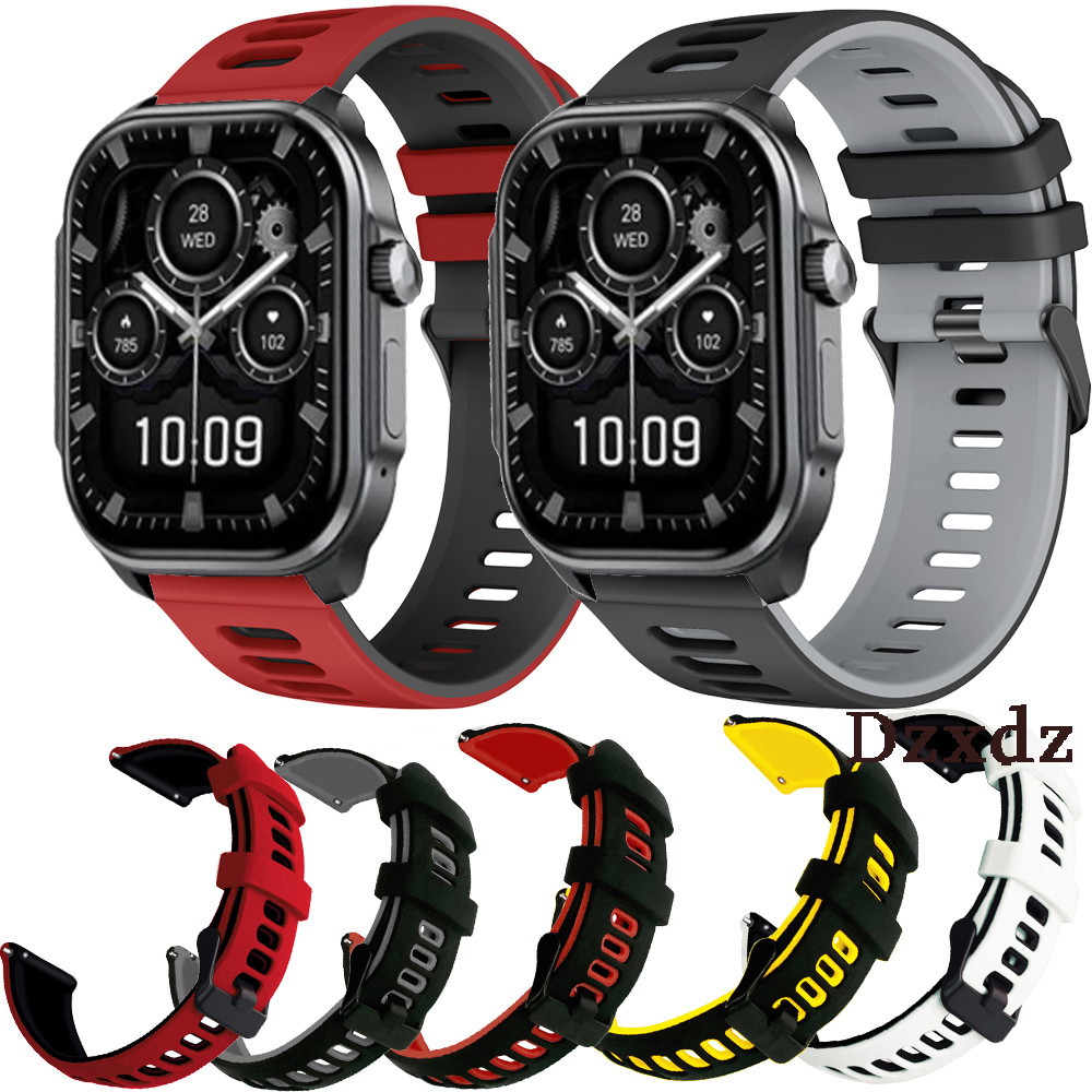 Tecno watch 3 active สายซิลิโคนสําหรับ tecno watch3 active Strap Soft Smart Watch Band เข็มขัดสร้อยข้อมือ