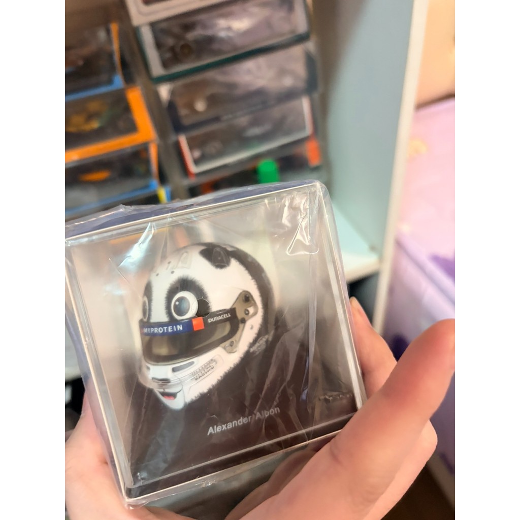 F1 Racing เครื่องประดับ 1: 5 Spark Williams Arben 2024 หมวกกันน็อครุ่น China Station ใหม่เอี่ยม