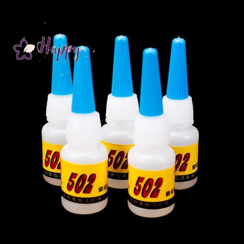 <Happybay> กาวซุปเปอร์อบแห้งทันที Cyanoacrylate กาวพันธะที่แข็งแกร่งซ่อมแซมอย่างรวดเร็วลดราคา