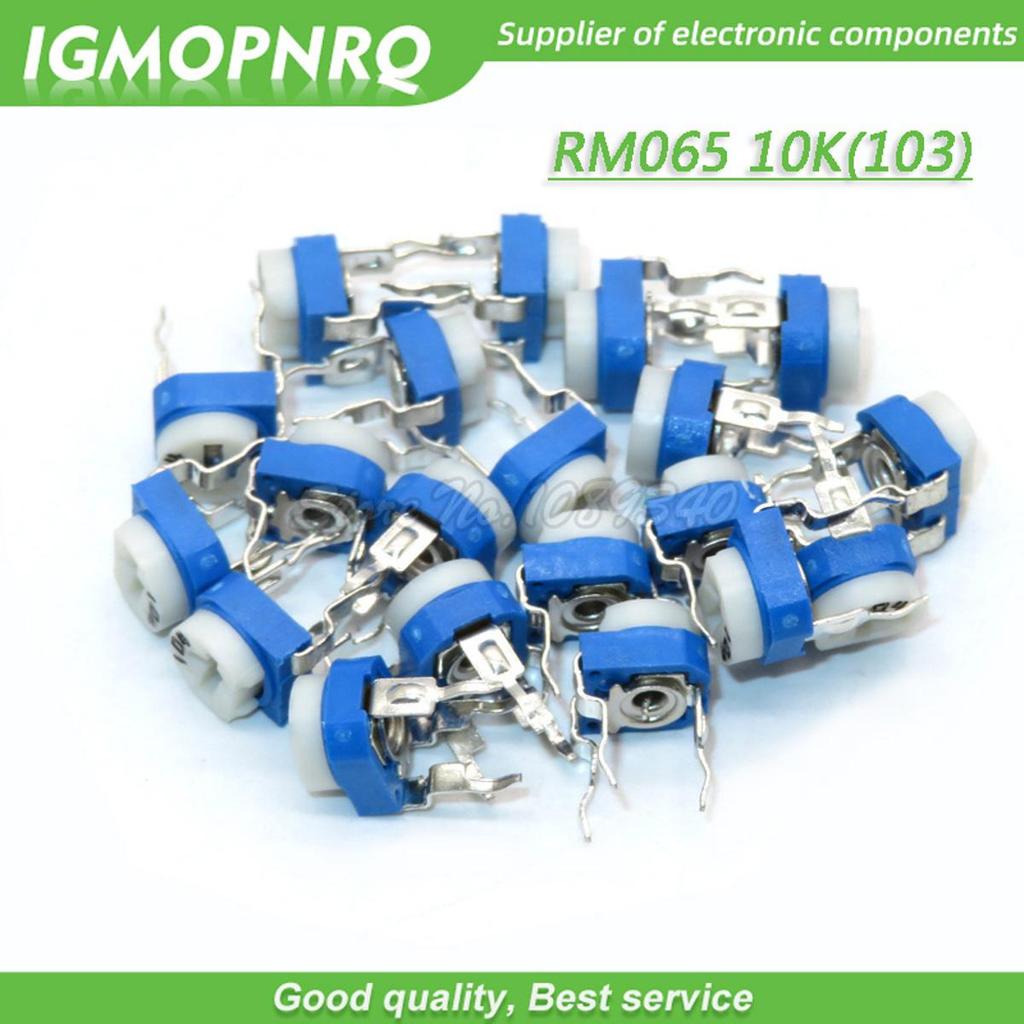 20PCS Trimmer Potentiometer RM065 RM-065 10K ohm 103 DIP Trimmer Resistors Variable adjustable Resis