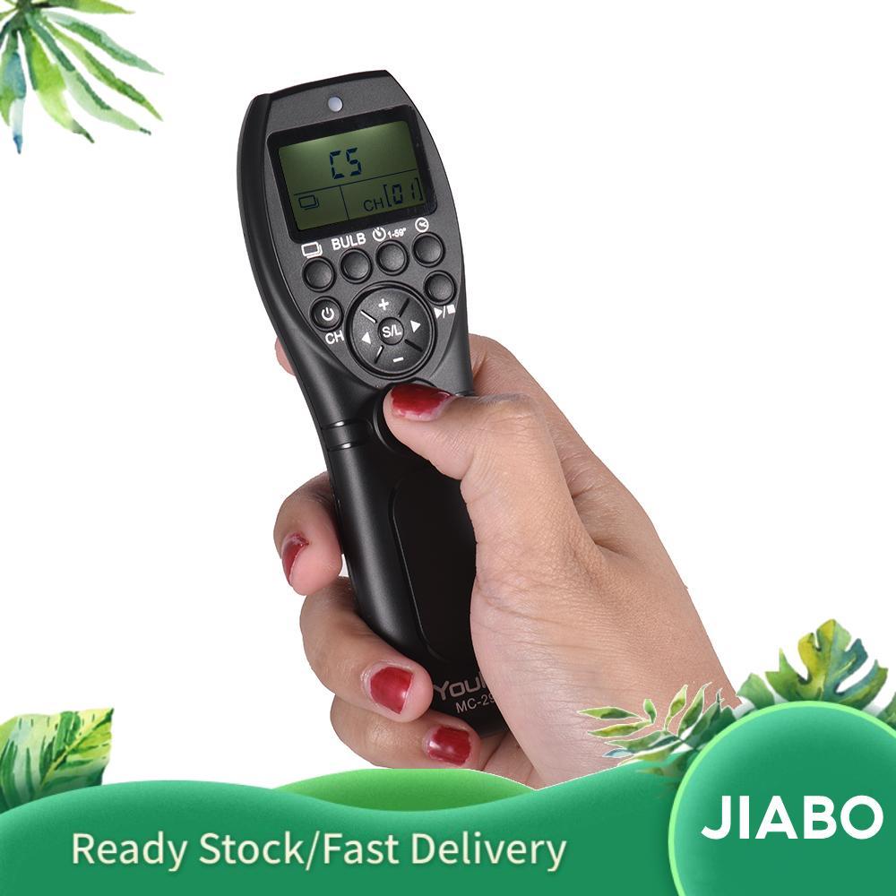 Jiabo Jiabo YouPro MC-292 S2 รีโมทคอนโทรลไร้สาย 2.4G LCD Timer ตัวรับส่งสัญญาณชัตเตอร์ 32 ช่องสำหรับ