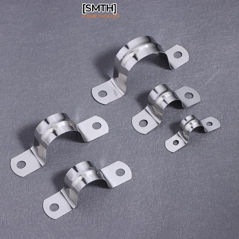 [SMTH] สแตนเลส U-Shaped Tube Clamp อานโลหะ Tube Clamp U Conduit Braet สําหรับการใช้งานสําหรับงานหนัก