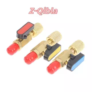 [Z-Qibla-t] 1/4" ชายถึง 1/4" หญิงบอลวาล์วตรงท่อชาร์จ Manifold อุปกรณ์เสริม