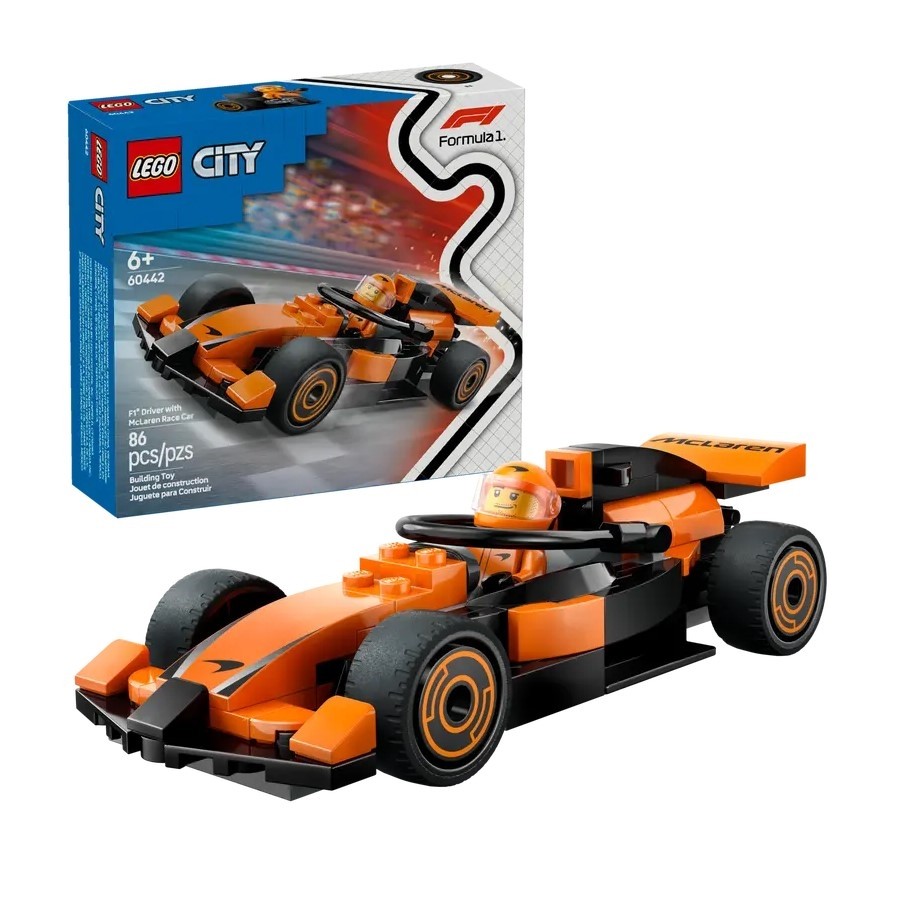 LEGO City F1 Driver With McLaren Race Car 60442 (#25456)