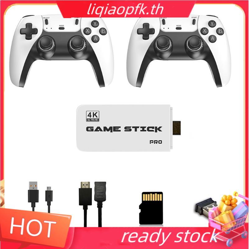 Ready store 4K TV Game Stick M15 คอนโซลพร้อมเกม 50000+, เครื่องเล่นและคอนโทรลเลอร์แบบใช้มือถือสําหรั