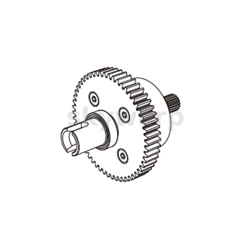 MJX 7303 RC รถ Orginal อะไหล่ศูนย์ด้านหน้าด้านหลัง Differential P73420C