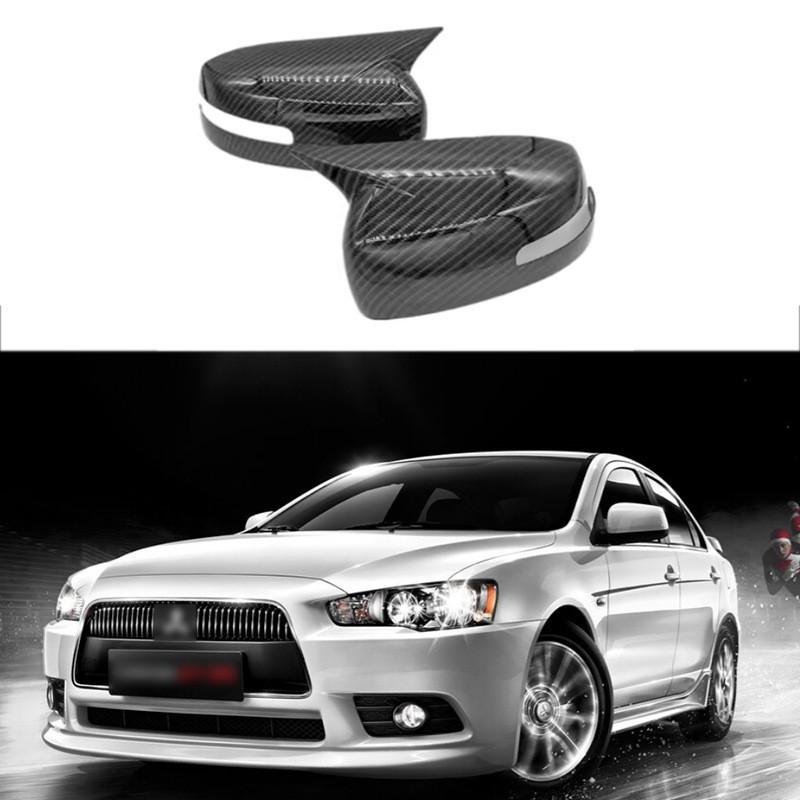 เหมาะสําหรับ Mitsubishi Wing God รุ่นการกําหนดค่าสูงฝาครอบกระจกมองหลังแตรฝาครอบกระจกมองหลังตกแต่ง