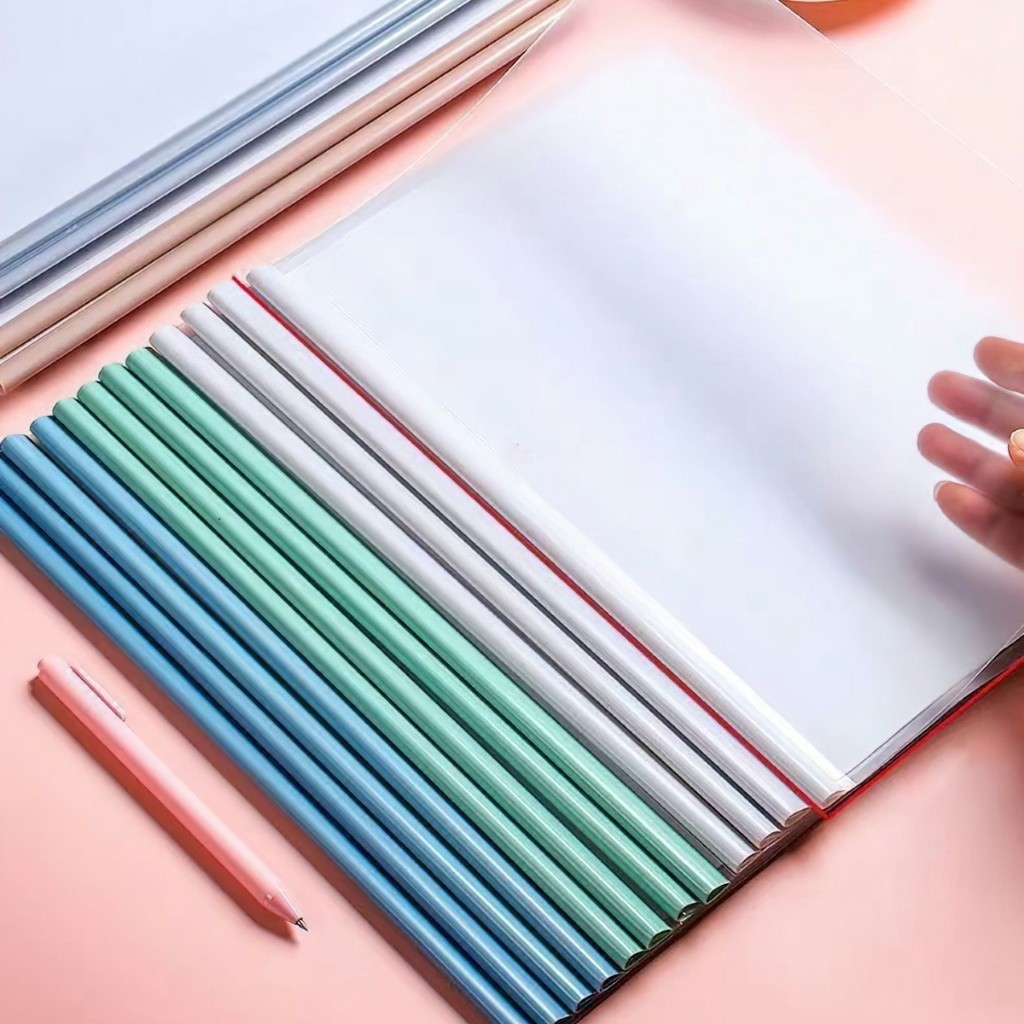 ชุดโฟลเดอร์พลาสติกกันน้ํา A4 10 ชิ้น - SIMUN สีพาสเทล 10-Page Clips