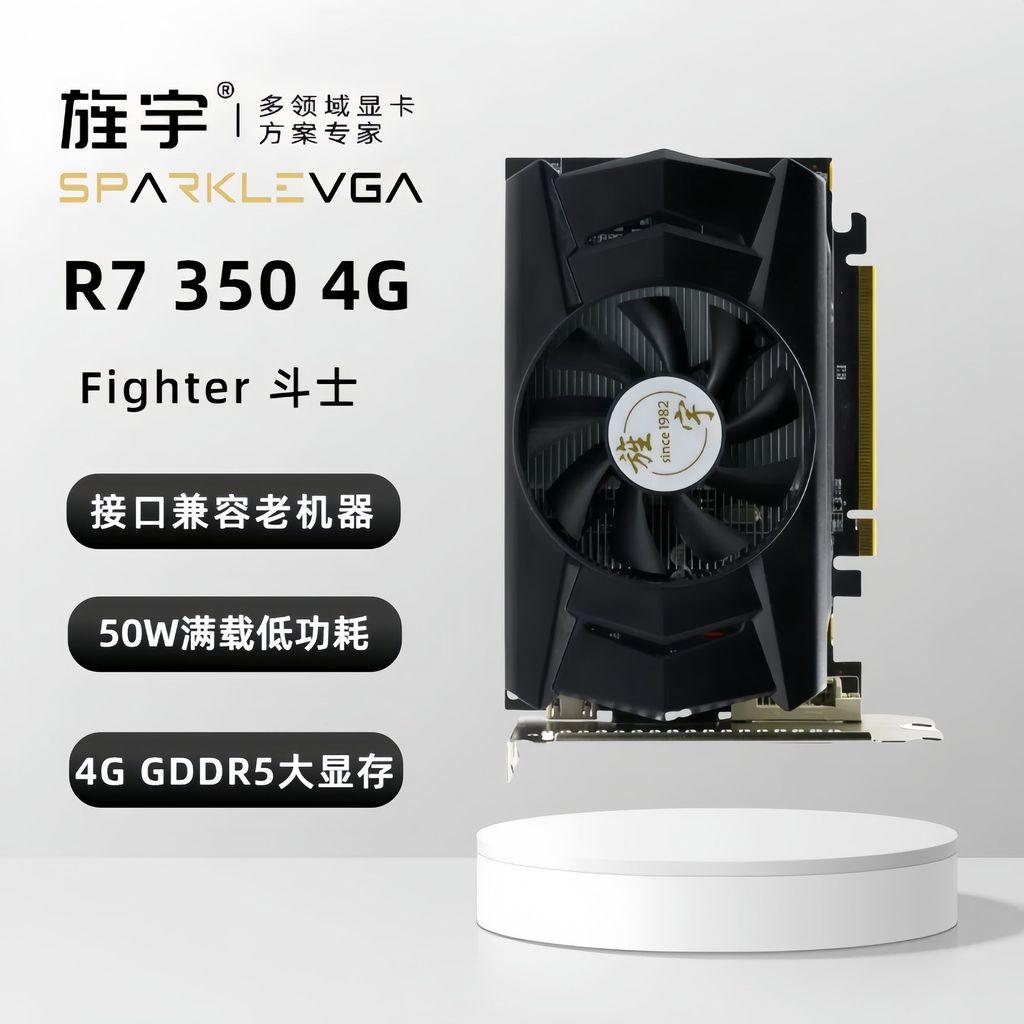 【R7 350 4G】การ์ดจอเกมเริ่มต้น สำหรับเล่น LoL และงานออฟฟิศ