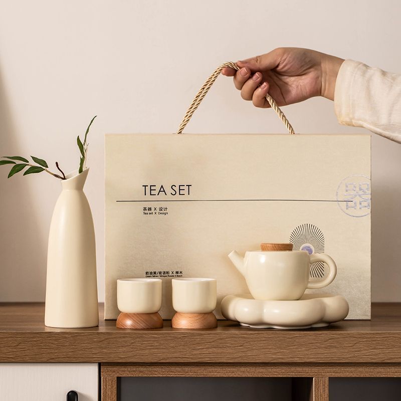 กุ้ยโจว หวนไซ เทคโนโลยี ร่วม., จํากัด สไตล์ครีมกังฟูชาชุดแสงหรูหราระดับไฮเอนด์ครัวเรือนหนึ่งหม้อสองถ