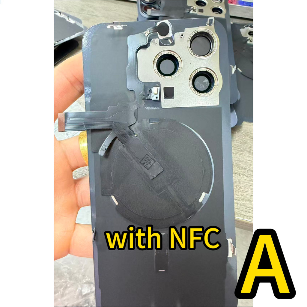 GL OEM เหมาะสําหรับ 14 14plus 15 15plus 15P 15PM 16 16plus 16P 16PM เปลี่ยนฝาครอบด้านหลัง + NFC พร้อ