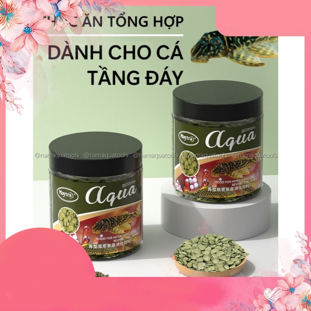 อาหารปลาพิพิธภัณฑ์สัตว์น้ํา AQUA | อาหารสําหรับ Pleco, Ratfish และปลาบดอื่นๆ .น้ํา