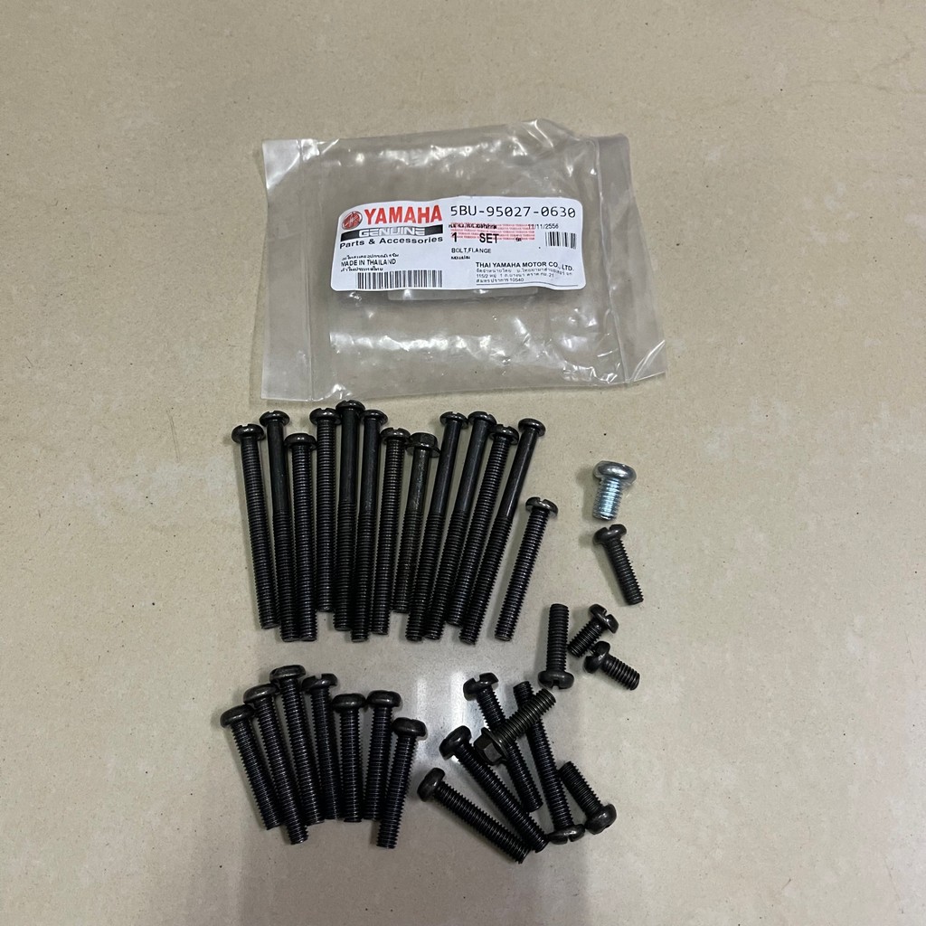YAMAHA Y125Z Y125ZR 125Z 125ZR 5BU 5XK ENGINE BOLT COMPLETE SET JP TYPE BUNGA SKRU SCREW ENJIN FULL 