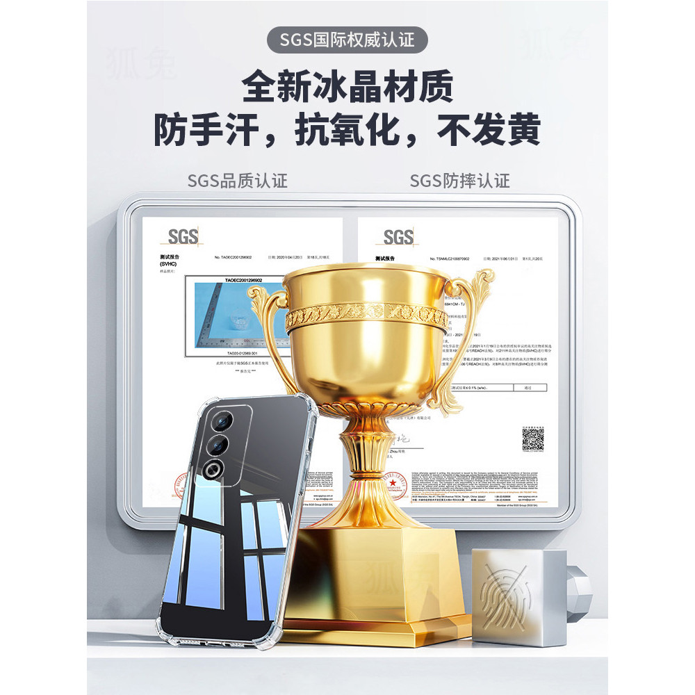 เคสoppo a3x ฟิล์ม oppo a3x เหมาะสําหรับ OPPOA3x เคสโทรศัพท์ A3x5G โปร่งใส PKD130 กรณี oppo ถุงลมนิรภ