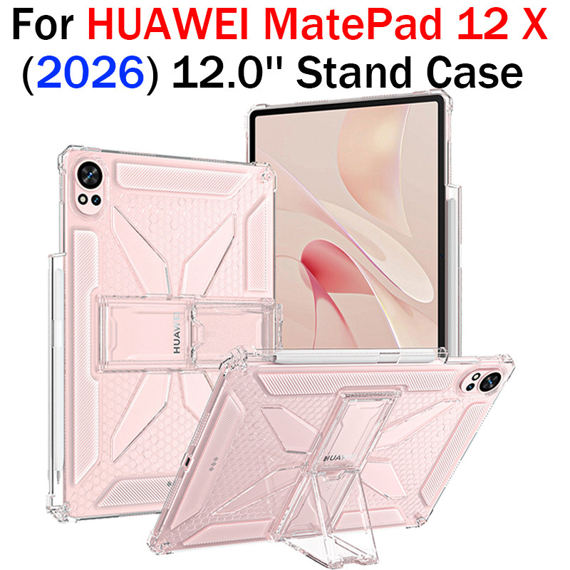 สําหรับ Huawei MatePad 12 X 12.0 2026 MatePad 12X Air 2025 2024 12 แท็บเล็ต Soft TPU โปร่งใสกรณี