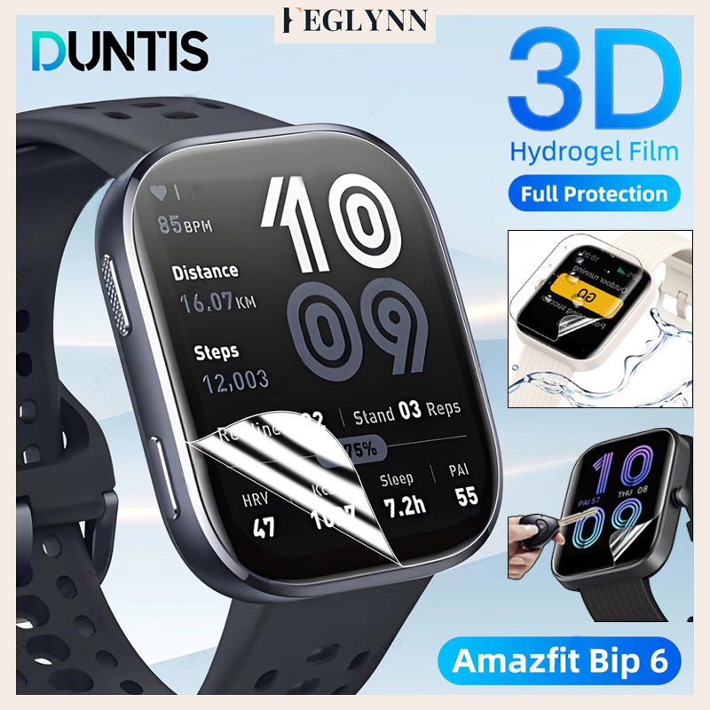 ป้องกัน Gores ฟิล์มป้องกันหน้าจอ แก้วนิรภัย / ฟิล์มนุ่มไฮโดรเจล for Smartwatch Amazfit Bip 6 สำหรับ