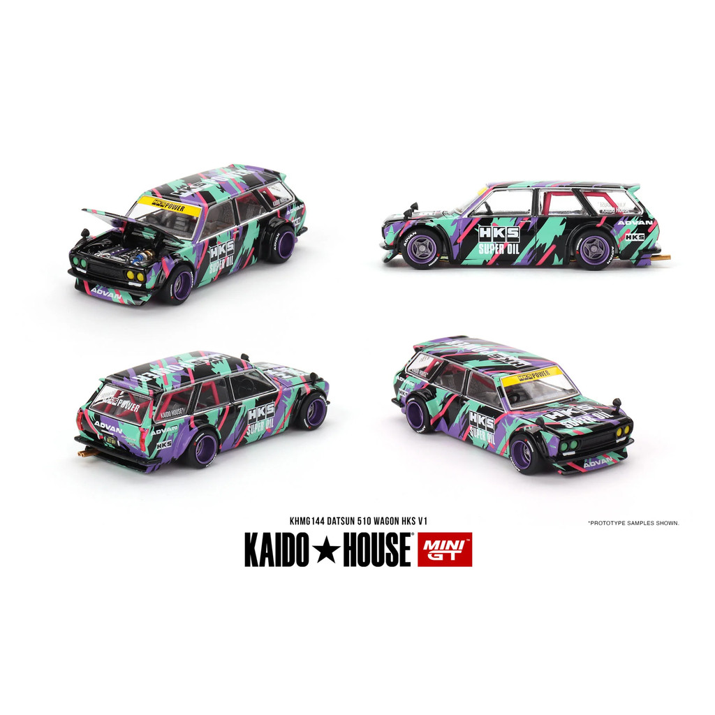 รถ Kaido House รุ่น KHMG114 Datsun Kaido 510 Wagon HKS V1