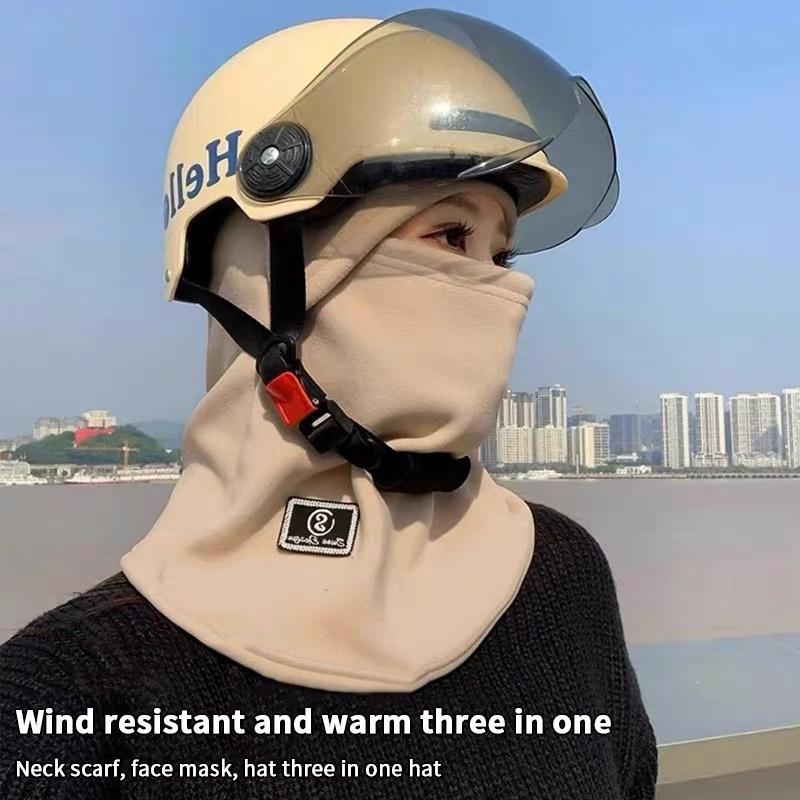 Technicolorsuper ฟังก์ชั่นกลางแจ้งลมขี่จักรยานเล่นสกีเย็นเสื้อสวมหัวWindproof Full Face Maskคอป้องกั