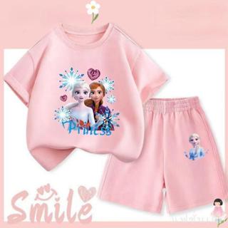 [COD]（ชุดเสื้อยืดและกางเกงสั้นเด็ก）เสื้อยืดและกางเกงขาสั้นเด…