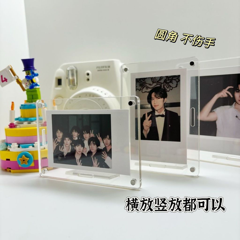 New Product#Polaroid Display Frame Acrylic Photo Frame Card Brick3Inch mini Polaroid Photo Frame and