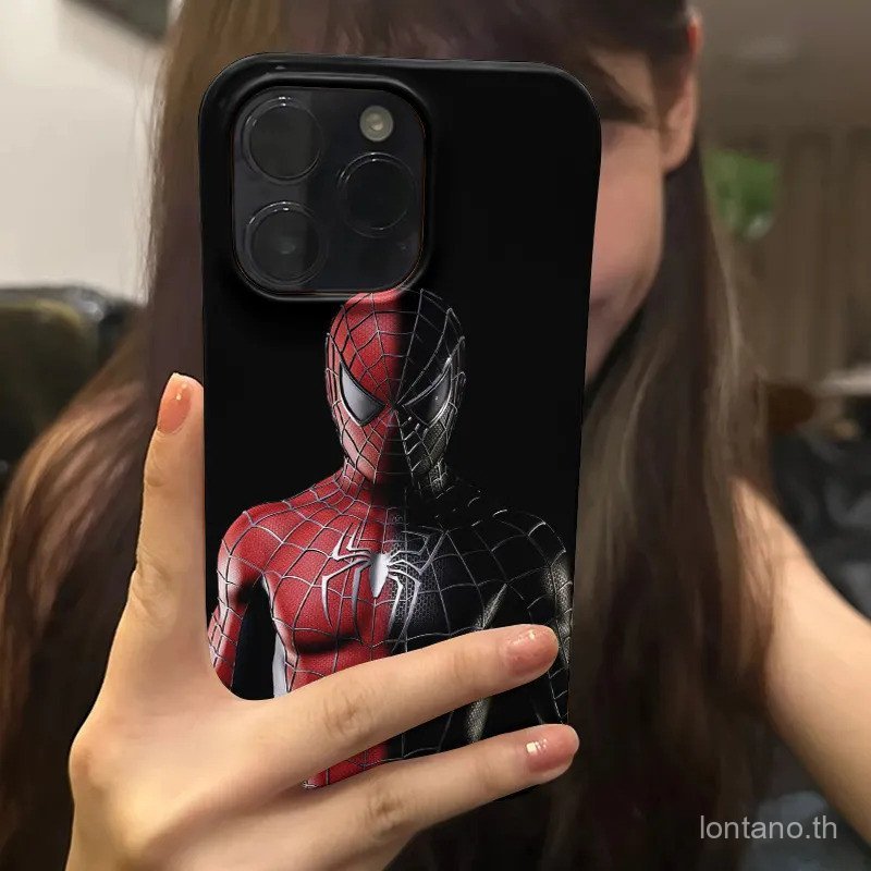 ไม่รวมปุ่มพลาสติก Hard Case เคสโทรศัพท์ Dark Good Evil Spider ตัวอักษร Scratch-Resistant เหมาะสําหรั
