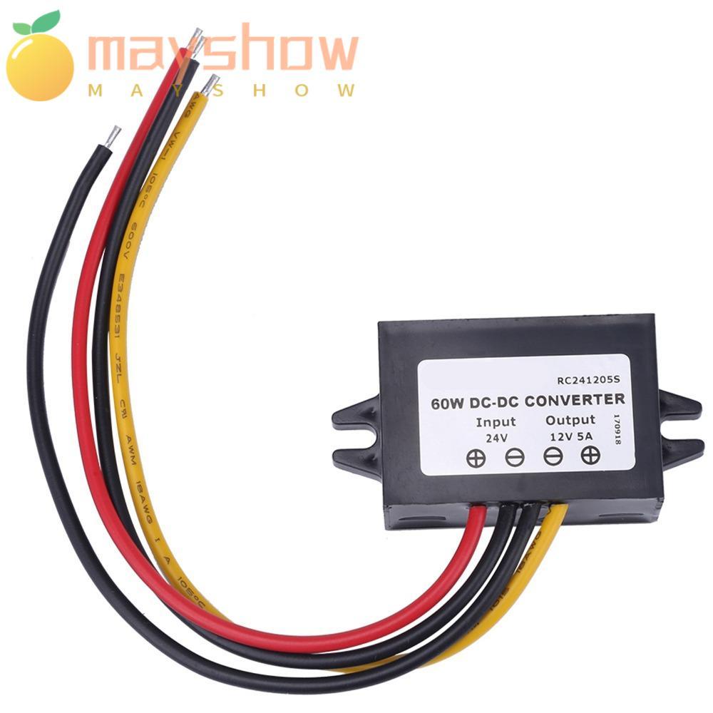 MAYSHOW DC-DC Step Down Converter,กันน้ําIP68 ตัวควบคุมแรงดันไฟฟ้าขนาดเล็ก,อะแดปเตอร์จ่ายไฟDC24Vถึง1