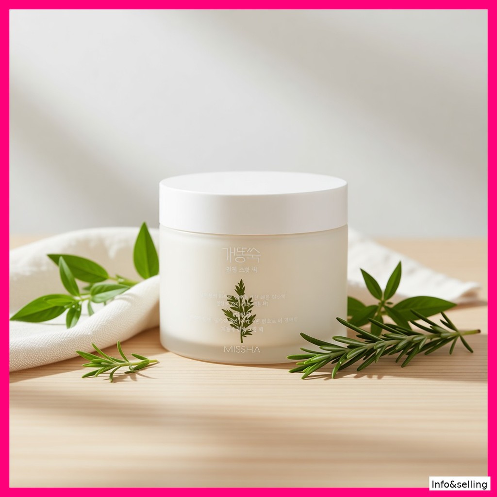 [MISSHA] Artemisia Calming Ampoule Pads 225ml/50ea/ Skin Care Essential/เกาหลี