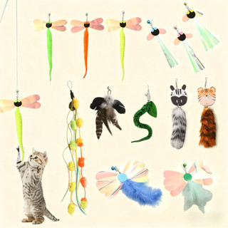 ของเล่นแมว, ไม้ทีเซอร์แมว, ไม้ทีเซอร์แมลงขนาดเล็ก, คอลเลกชัน…