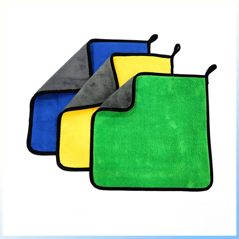 OKUMI_SHOP ผ้าไมโครไฟเบอร์ เกรดพรีเมี่ยม หนานุ่ม ซับน้ำไว ขนาด 30x30cm