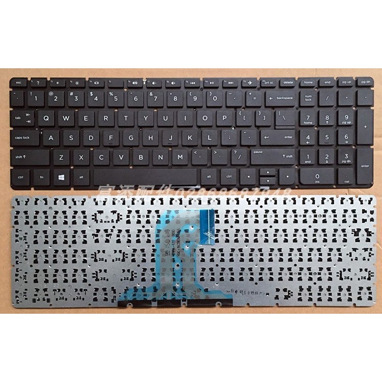เหมาะสําหรับ HP PAVILION15-bd003TX bd001TX bd101TX bd106T คีย์บอร์ด TPN-C125
