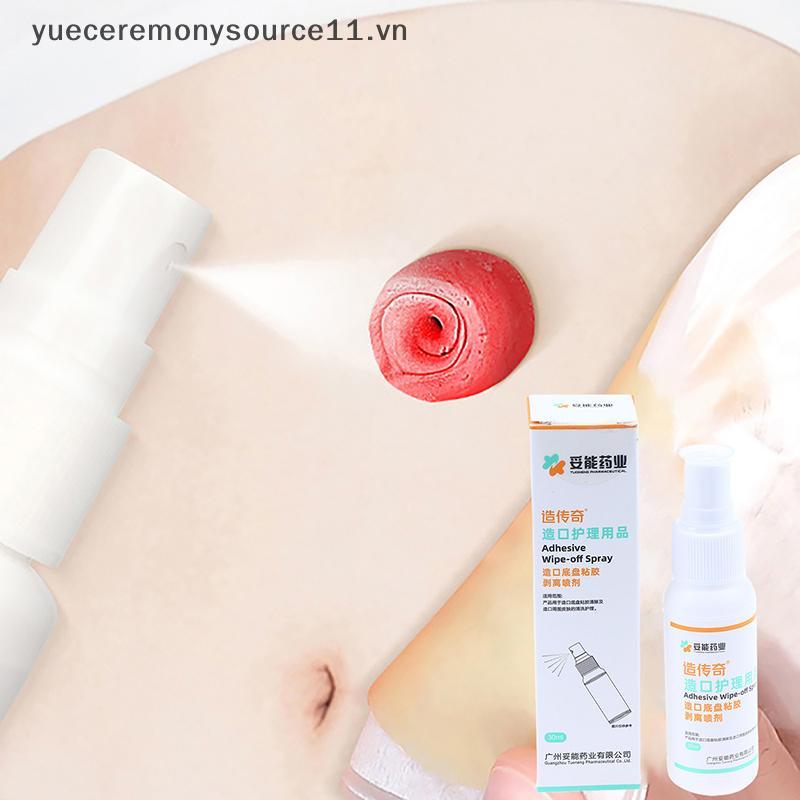 YS 30ML Colosstomy Adhesive Wipe-Off Medical Adhesive Remover Ostomy Bag Care Products .