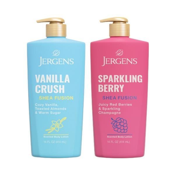 Jergens Shea Fusions Body Lotion 2 Pack Bundles - 14oz